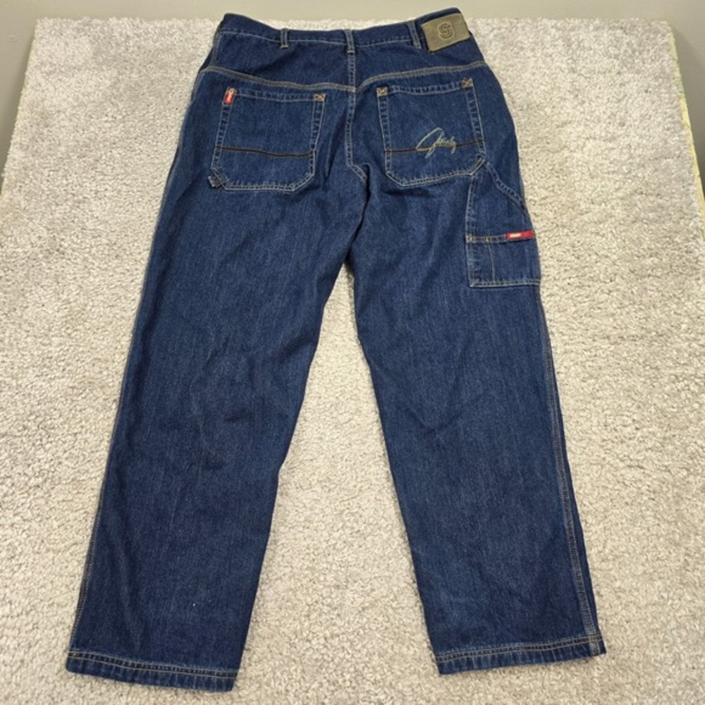 Shady Ltd Carpenter Jeans Men's 38 (fits 34x31) Denim Baggy Hip Hop Streetwear